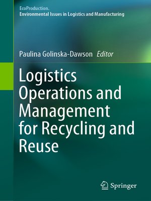 cover image of Logistics Operations and Management for Recycling and Reuse